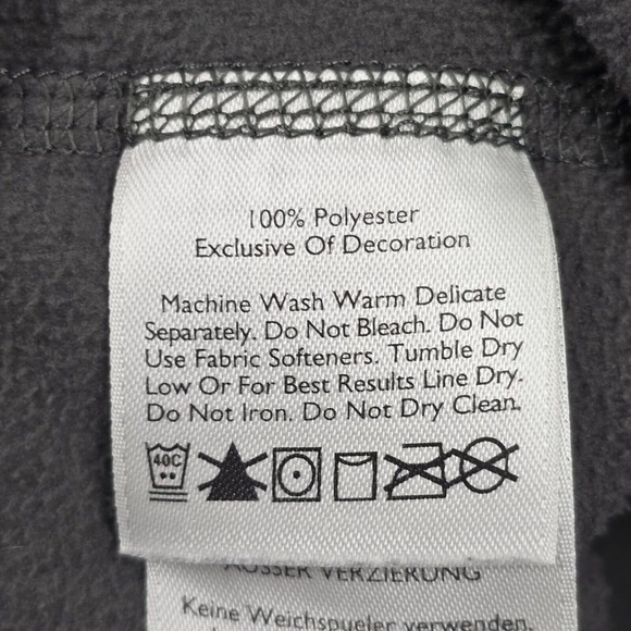 Eddie Bauer Sweater Mens XL Gray First Ascent Fleece Long Sleeve Pullover Hiking - Picture 6 of 10